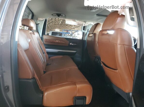 5TFAY5F1XKX841795 2019 TOYOTA TUNDRA Gray Հետևի նստատեղերի տեսք