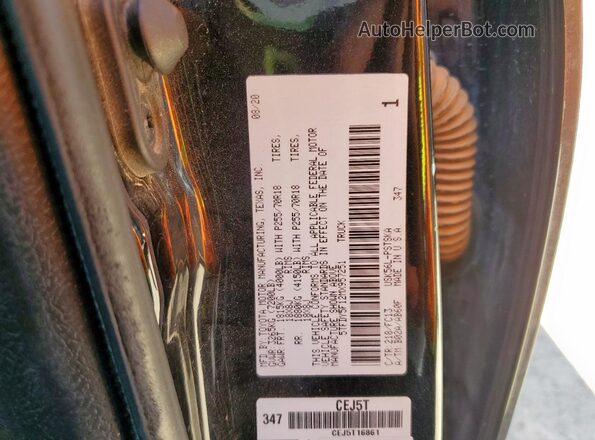 5TFDY5F12MX957251 2021 TOYOTA TUNDRA Black Вид підкапотного простору