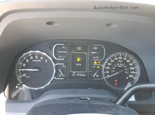 5TFDY5F18MX006486 2021 TOYOTA TUNDRA White Вид щитка приладів