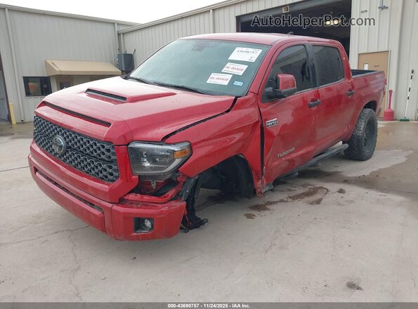 5TFEY5F12MX283848 2021 TOYOTA TUNDRA Red Передня ліва чверть