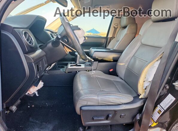 5TFEY5F15LX256464 2020 TOYOTA TUNDRA Black Вид салону спереду