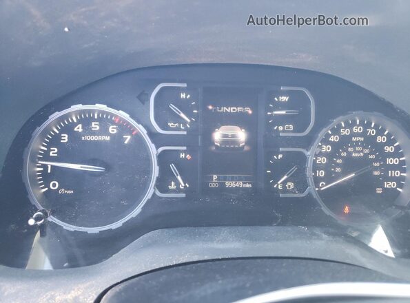 5TFEY5F17LX260676 2020 TOYOTA TUNDRA Silver Widok zestawu wskaźników
