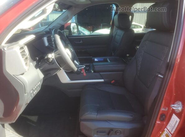 5TFJC5DBXPX040026 2023 TOYOTA LIMITED Red Front interior view