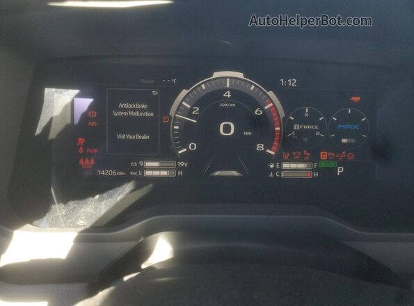 5TFJC5DBXPX040026 2023 TOYOTA LIMITED Red Instrument cluster view