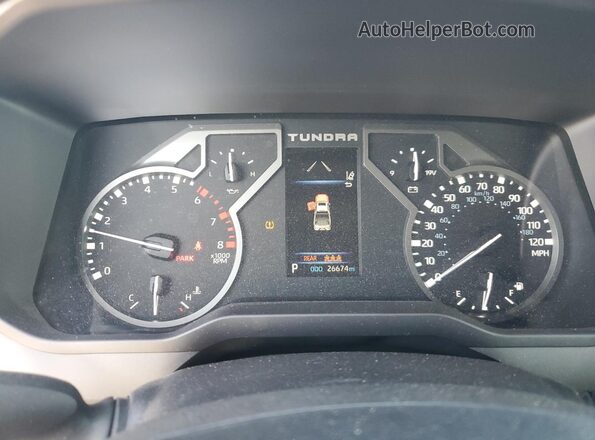 5TFLA5DB6PX107302 2023 TOYOTA TUNDRA Черный Вид щитка приборов