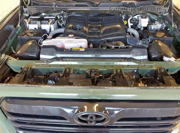 5TFLA5DBXPX067922 2023 TOYOTA TUNDRA Green უკანა სალონის ხედი
