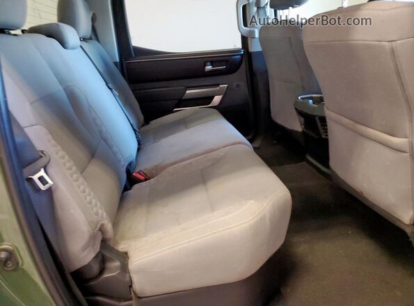 5TFLA5DBXPX067922 2023 TOYOTA TUNDRA Green უკანა სავარძლების ხედი