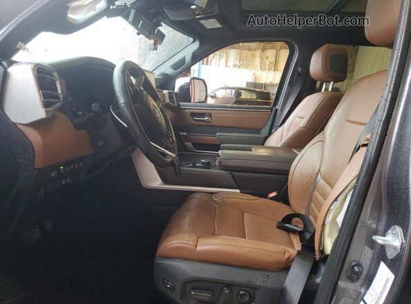 5TFMA5AB0PX025879 2023 TOYOTA TUNDRA Black წინა სალონის ხედი