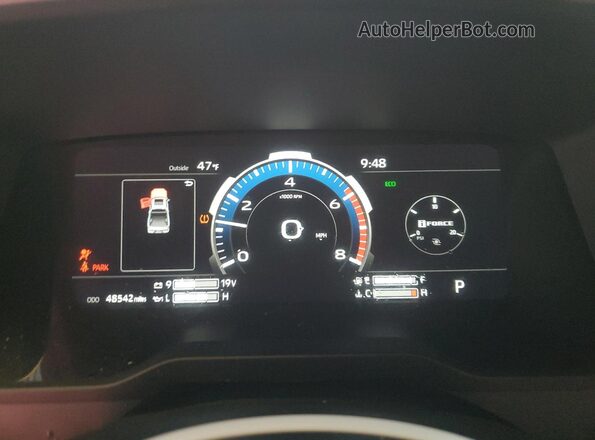 5TFMA5AB0PX025879 2023 TOYOTA TUNDRA Black ხელსაწყოთა პანელის ხედი