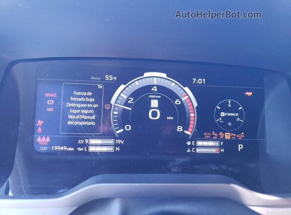 5TFMA5DB9PX080455 2023 TOYOTA TUNDRA Black Vista del cuadro de instrumentos