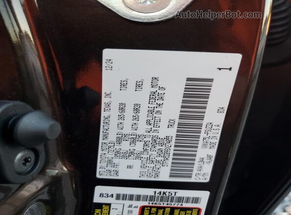 5TFMA5DB9SX274055 2025 TOYOTA TUNDRA Brown Vista del compartimento del motor