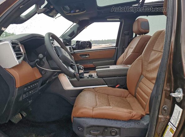 5TFMC5DB4SX094119 2025 TOYOTA TUNDRA Коричневый Вид салона спереди