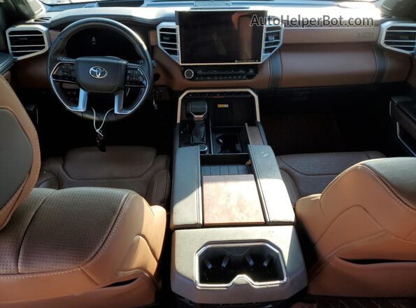 5TFMC5DB6PX018747 2023 TOYOTA TUNDRA White წინა პანელის ხედი