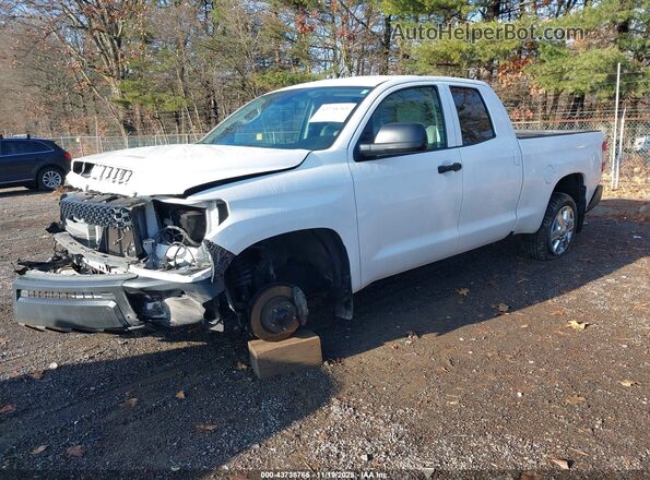 5TFUY5F14MX962385 2021 TOYOTA TUNDRA White Առջևի ձախ երեք քառորդ տեսարան