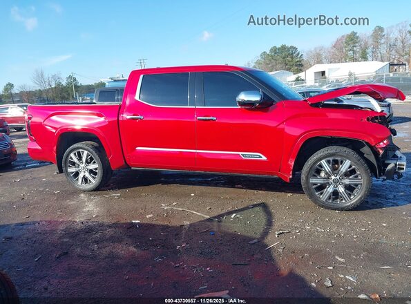 5TFVC5DB6NX010603 2022 TOYOTA TUNDRA HYBRID Red 