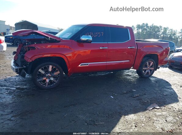5TFVC5DB6NX010603 2022 TOYOTA TUNDRA HYBRID Red 