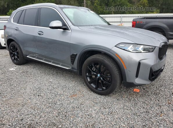 5UX13EU04R9S48889 2024 BMW X5 Silver Front right