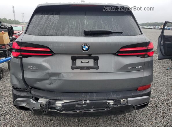 5UX13EU04R9S48889 2024 BMW X5 Silver Rear view