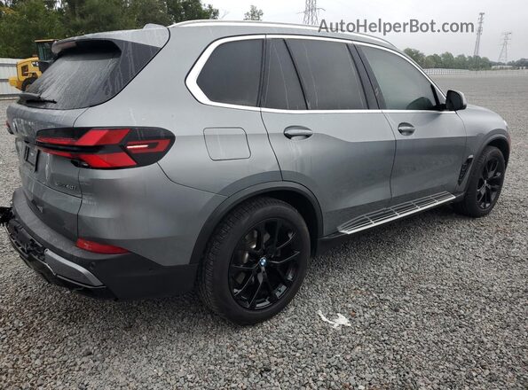 5UX13EU04R9S48889 2024 BMW X5 Silver Rear right