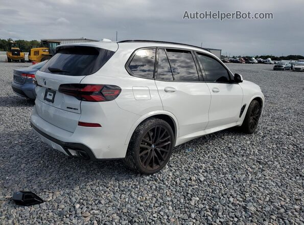 5UX13EU04R9V07011 2024 BMW X5 White 