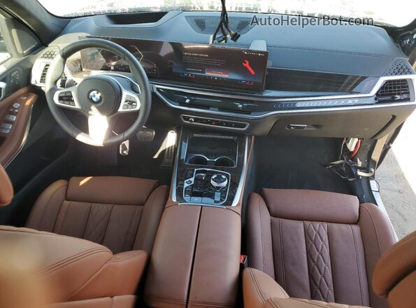 5UX23EM01S9Z52526 2025 BMW X7 Black Առջևի վահանակի տեսք