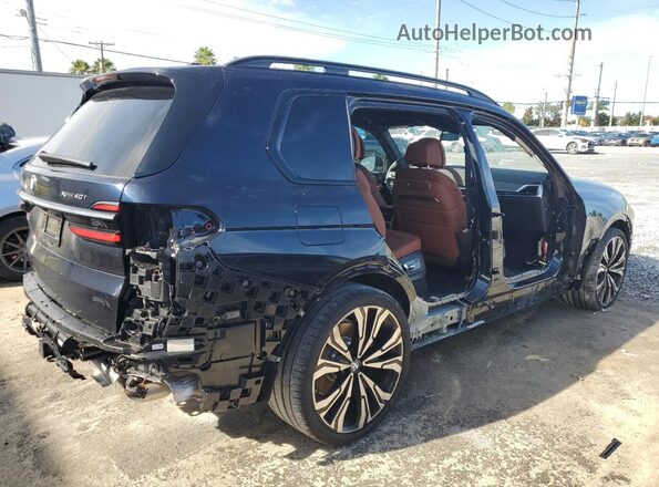 5UX23EM01S9Z52526 2025 BMW X7 Black Հետևի աջ