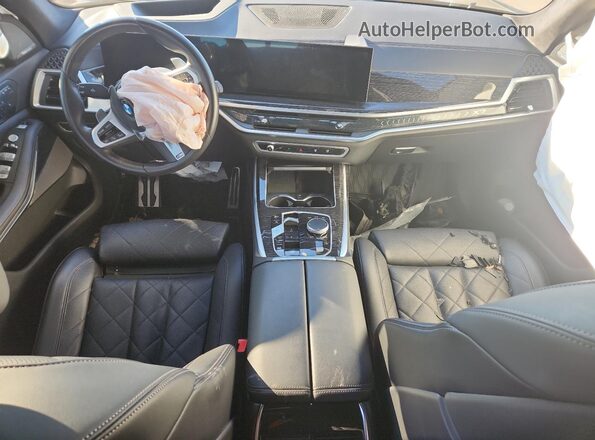 5UX23EM04P9P25905 2023 BMW X7 Black წინა პანელის ხედი