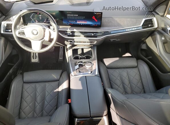 5UX23EM06R9U16116 2024 BMW X7 Black Առջևի վահանակի տեսք