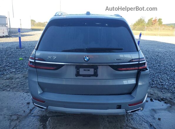 5UX23EM09S9X62232 2025 BMW X7 Gray Вид ззаду