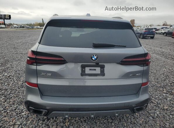5UX23EU00R9U05418 2024 BMW X5 Gray Вид ззаду