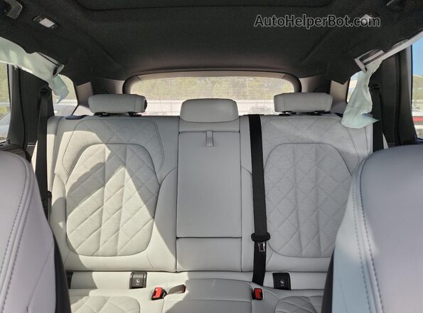 5UX23EU01S9X98707 2025 BMW X5 Black Rear seats view