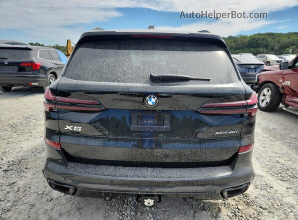 5UX23EU01S9X98707 2025 BMW X5 Black Rear view