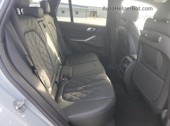 5UX23EU02R9S65436 2024 BMW X5 Gray Vista interior trasera