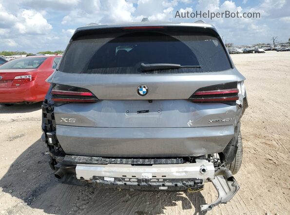 5UX23EU07R9V69104 2024 BMW X5 Gray Вид ззаду