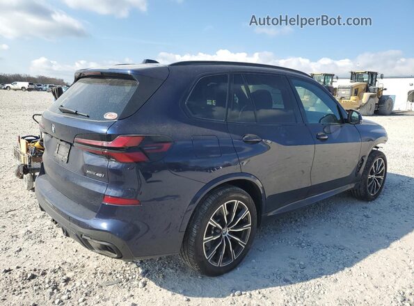 5UX23EU07S9W58757 2025 BMW X5 Blue Задня права чверть