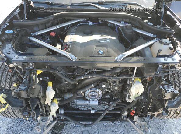 5UX23EU07S9W58757 2025 BMW X5 Blue Вид підкапотного простору