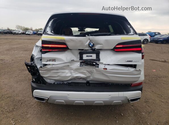 5UX23EU07S9Y71529 2025 BMW X5 White Vista trasera