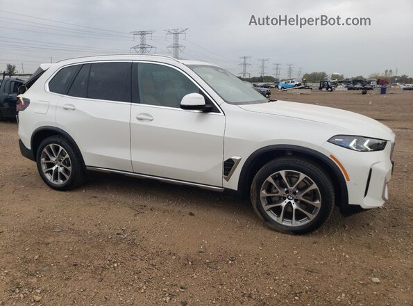 5UX23EU07S9Y71529 2025 BMW X5 White Delantero derecho