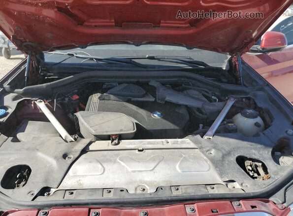 5UX2V1C01M9E00728 2021 BMW X4 Burgundy Շարժիչի բաժամունքի տեսք
