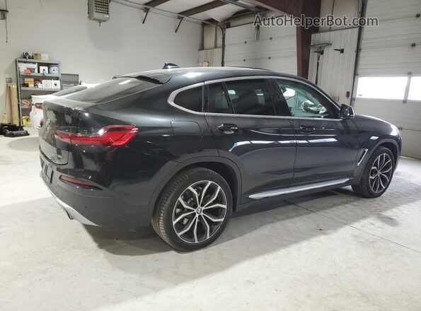 5UX2V1C02M9F43235 2021 BMW X4 Black Trasero derecho