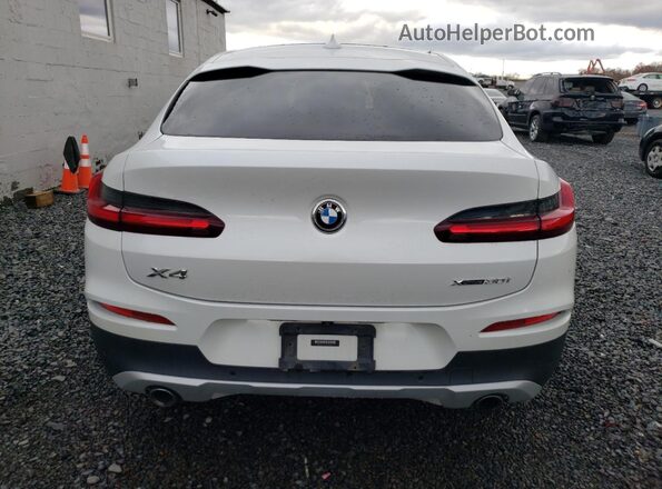 5UX2V1C05M9F95703 2021 BMW X4 White Вид ззаду