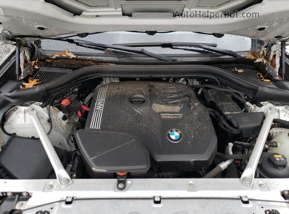 5UX2V1C05M9F95703 2021 BMW X4 White Вид підкапотного простору