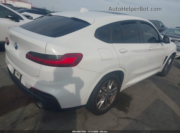 5UX2V1C06M9E92547 2021 BMW X4 White Rear right