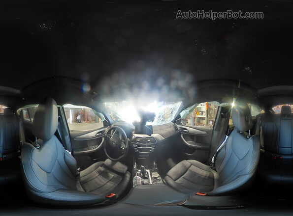 5UX2V1C06M9H66359 2021 BMW X4 Blue 