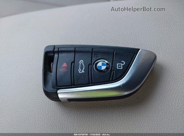 5UX2V1C07L9B50328 2020 BMW X4 Blue Առջևի վահանակի տեսք