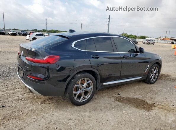 5UX2V1C07M9H76334 2021 BMW X4 Black Trasero derecho