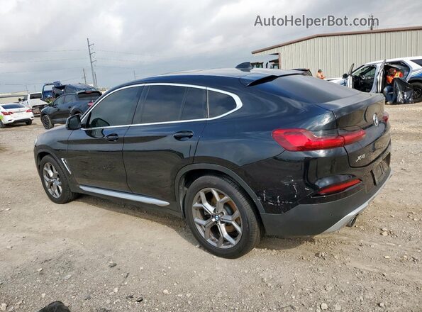 5UX2V1C07M9H76334 2021 BMW X4 Black Trasero izquierdo