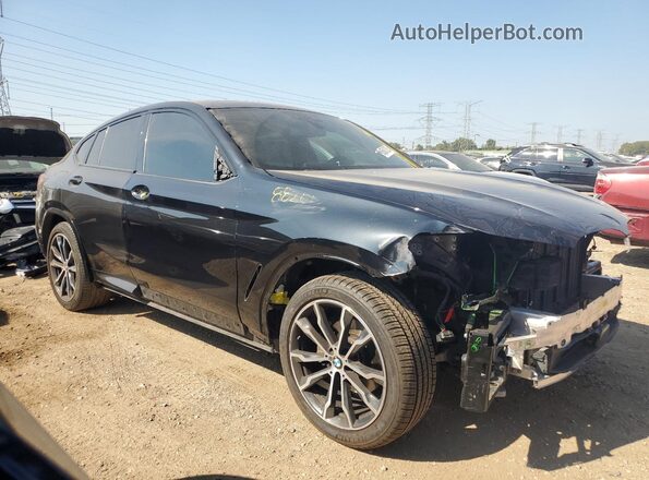 5UX2V1C09M9F07686 2021 BMW X4 Black Przód prawy