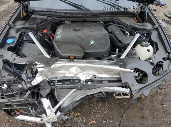 5UX33DT06P9R39357 2023 BMW X4 Blue Շարժիչի բաժամունքի տեսք