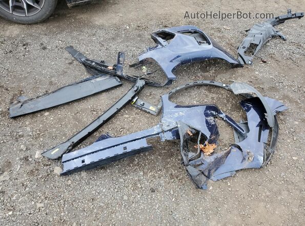 5UX33DT06P9R39357 2023 BMW X4 Blue VIN կոդի պիտակի տեսք